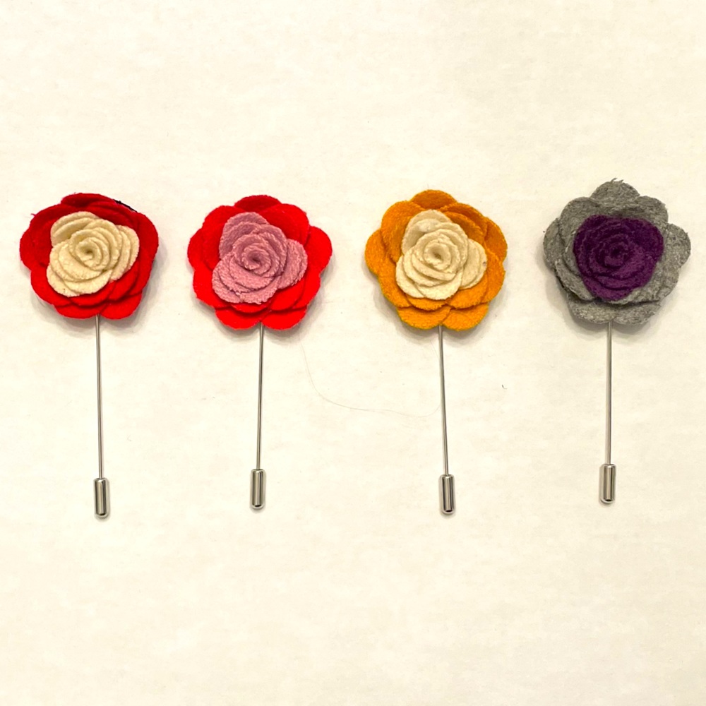Gorgeous Fall Colored NWOT Lapel and/or Scarf Pins-set of 4